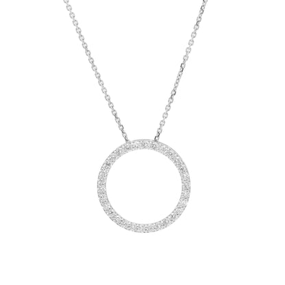 Collier ROMY - Collier rond en or 14 carats et diamants - Bijouterie Viko