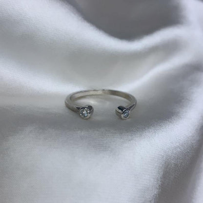 SATIN | Bague en or 14 carats et diamants | OJ - Bijouterie Viko