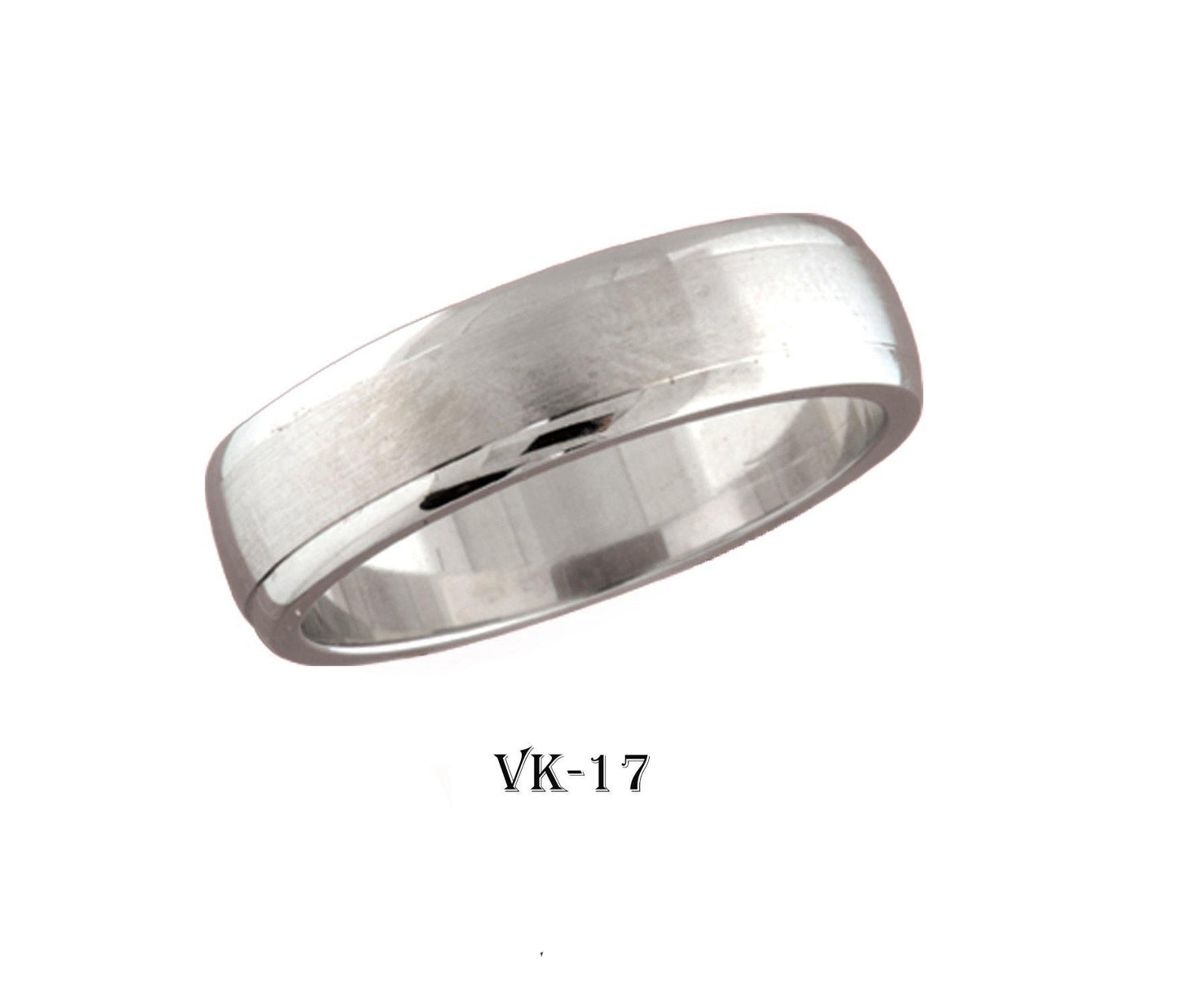 bague pour homme matte au milieu et brillante sur les côtés. bague pour hommes 6 mm de largeur en or blanc ou en or jaune. modèle simple et classique. Bijoux pour hommes à Montréal.